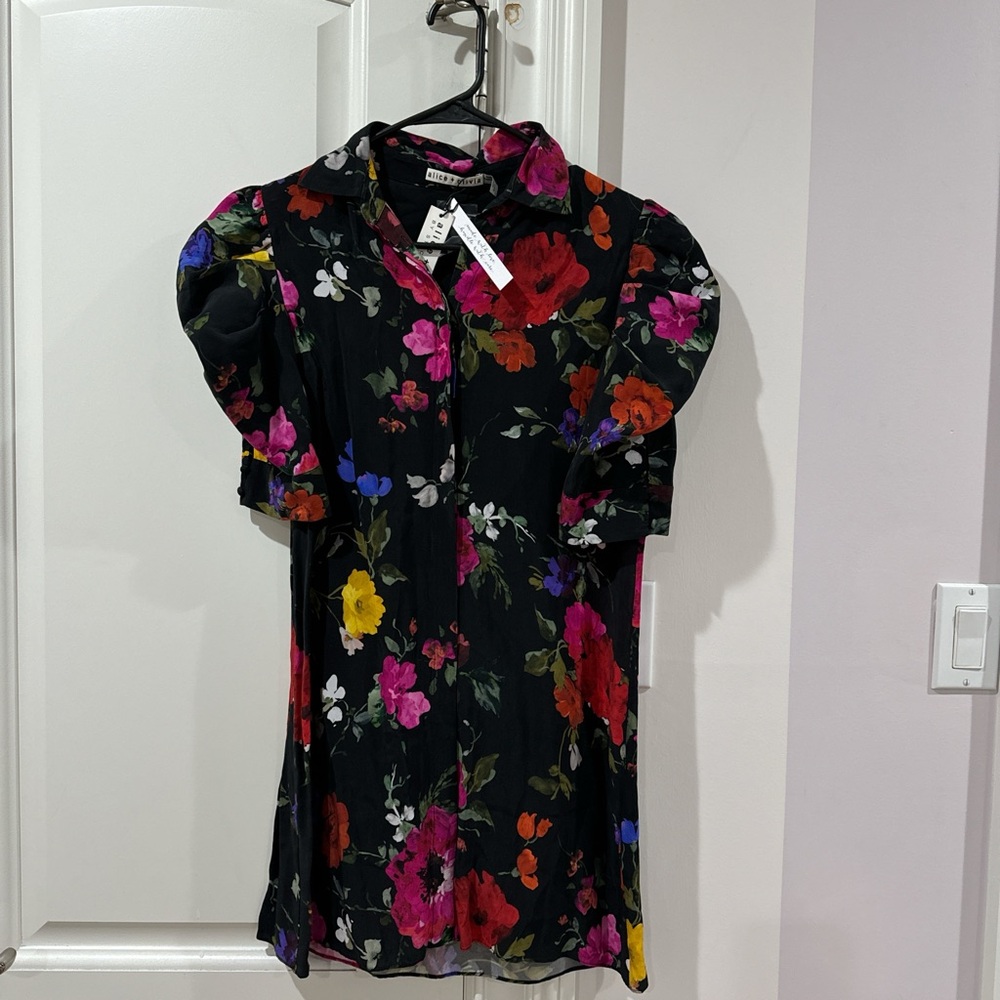 Alice and Olivia floral dress